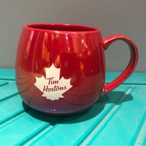Tim Hortons Iridescent Red Mug